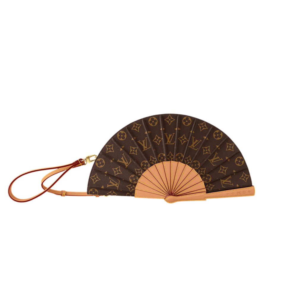 Louis Vuitton Brown Fan Handbag-thumb-0