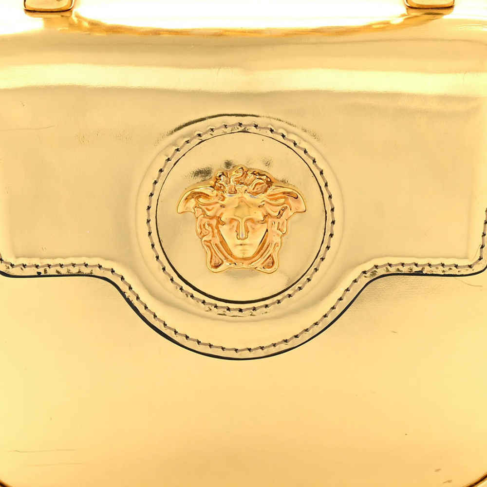 Versace Small La Medusa Golden Handbag-5