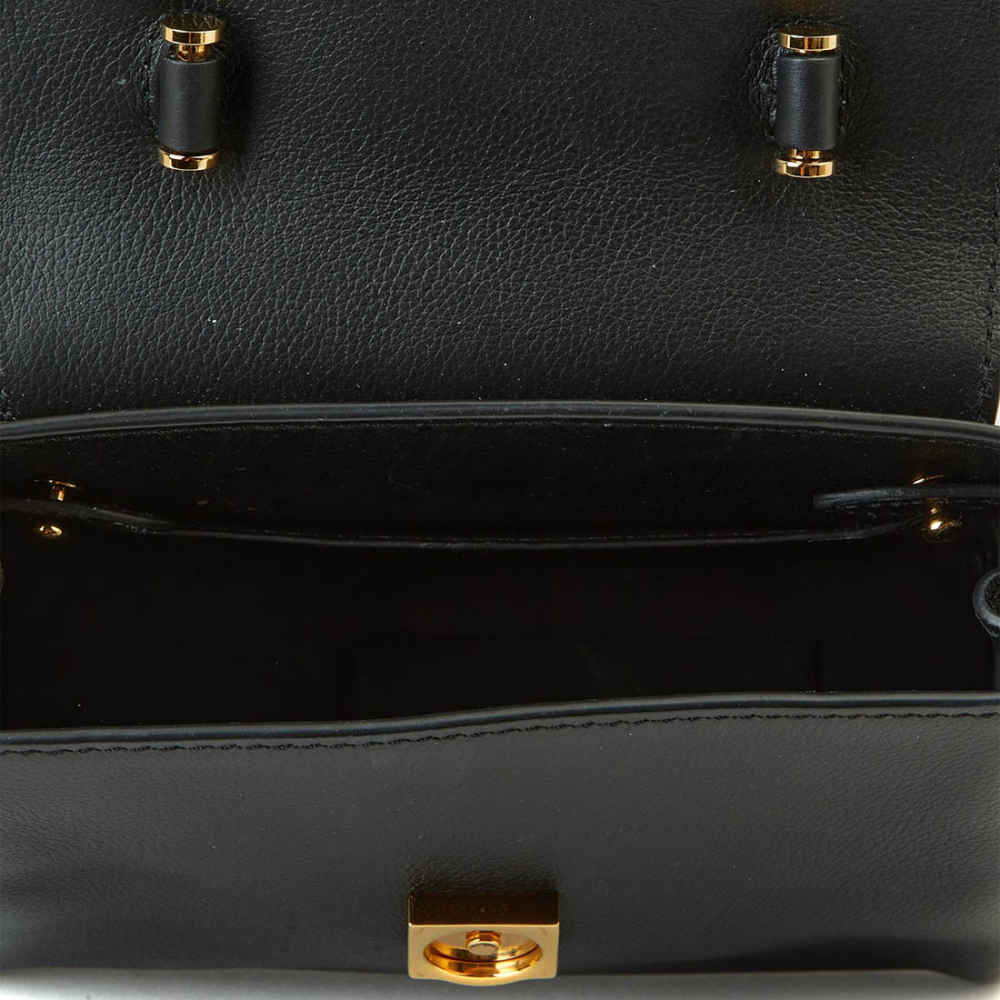 Versace La Medusa Black Handbag-thumb-2