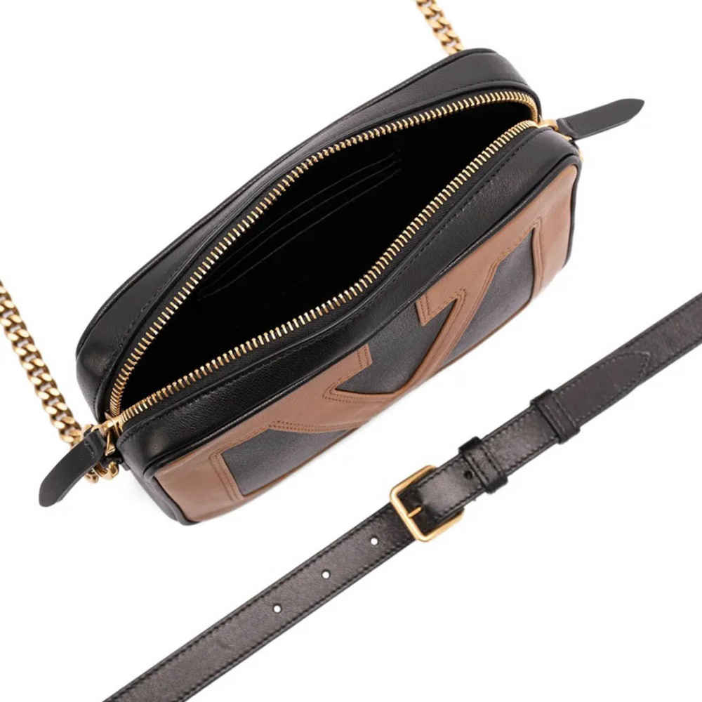 Valentino Viva Superstar V Logo Black Sling Bag-3