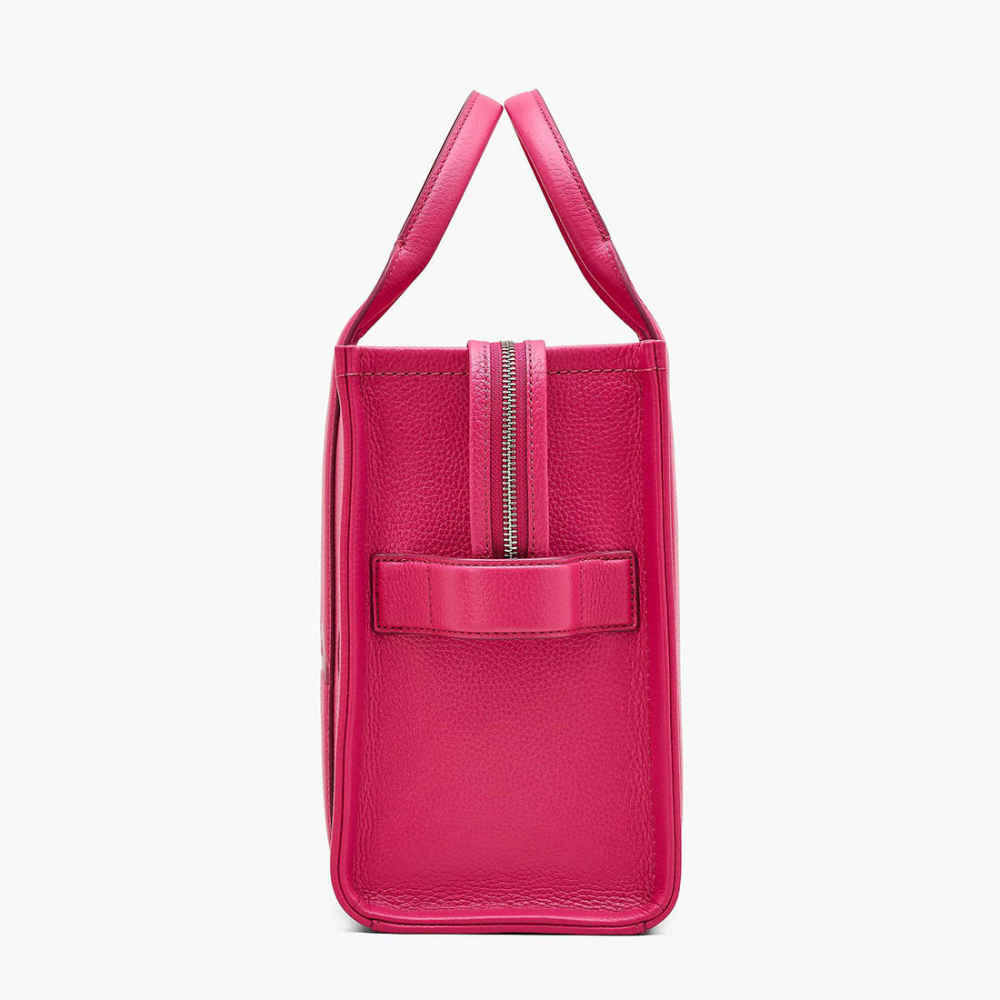 Marc Jacobs Canvas Pink Leather Tote Bag-2