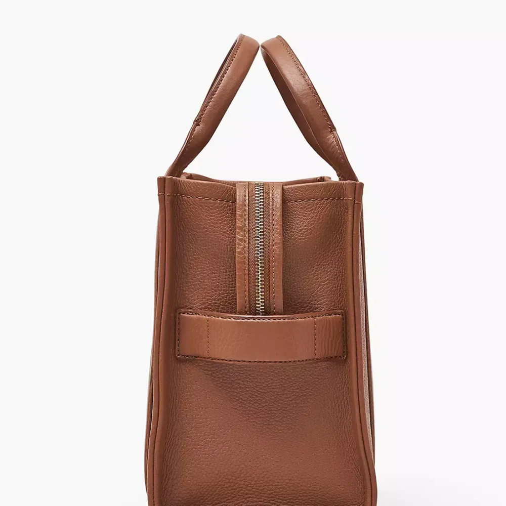 Marc Jacobs Canvas Brown Leather Tote Bag-3