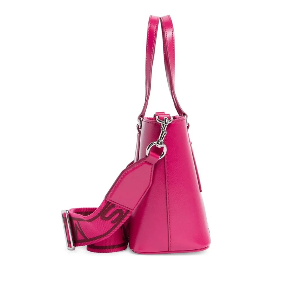 Marc Jacobs Canvas Pink Leather Tote Bag-2