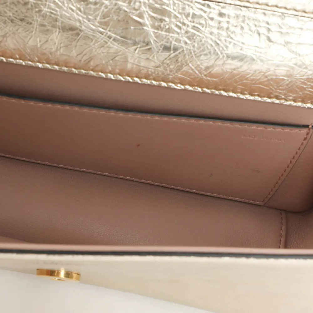 Valentino Locò Silver Sling Bag-6