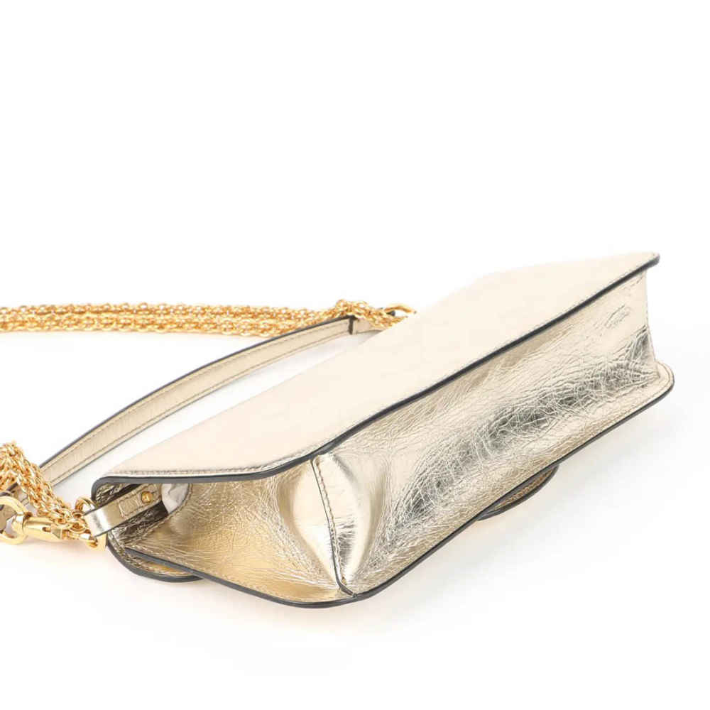 Valentino Locò Silver Sling Bag-3