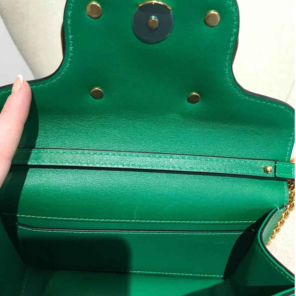 Valentino Garavani Green Small Shoulder Bag-4