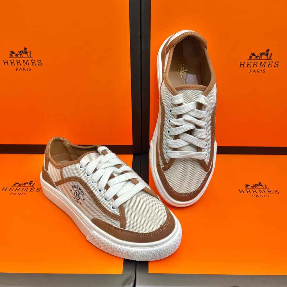 Hermes Brown Get Sneaker-thumb-1