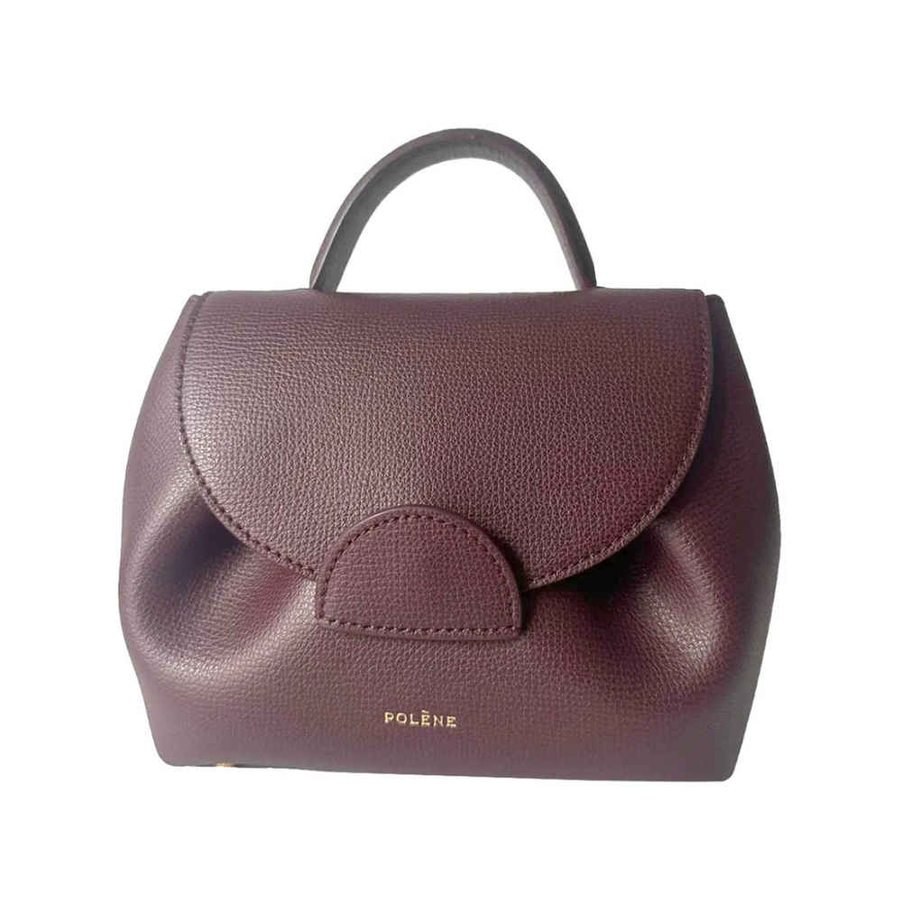 Polene Numero Uno Wine Crossbody Bag-thumb-0