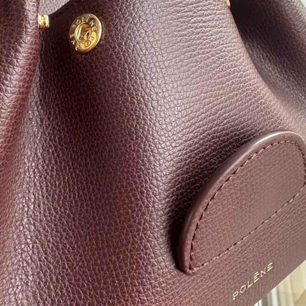 Polene Numero Uno Wine Crossbody Bag-thumb-2