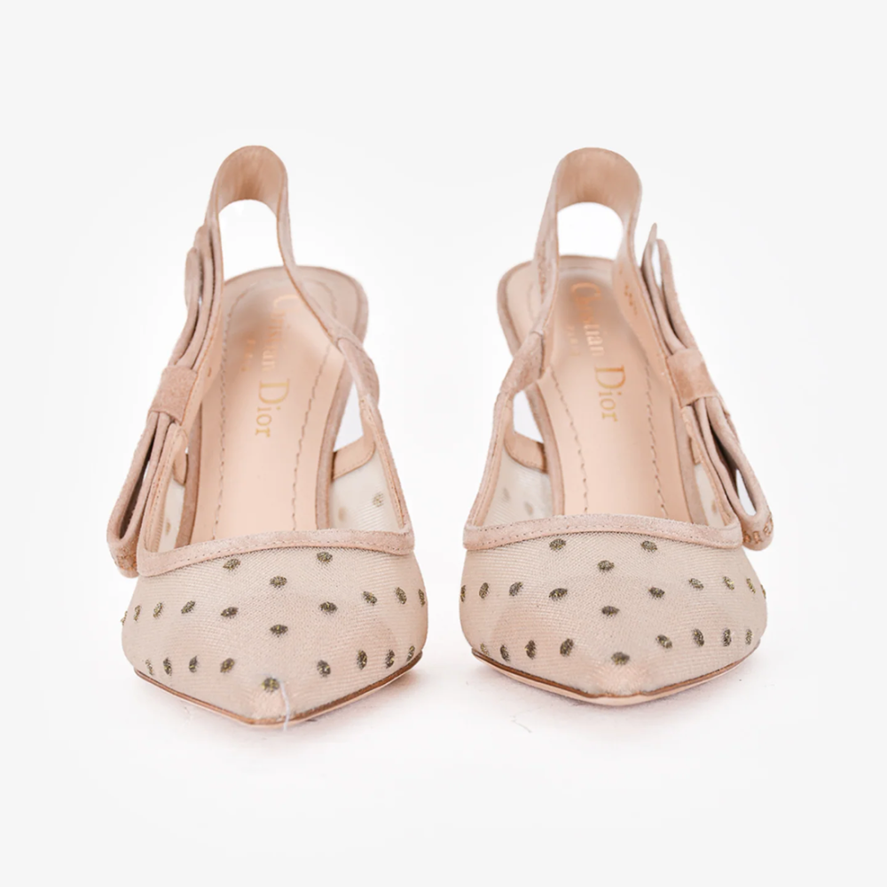 Christian Dior Brown Premium Quality Heels Sandals-thumb-4