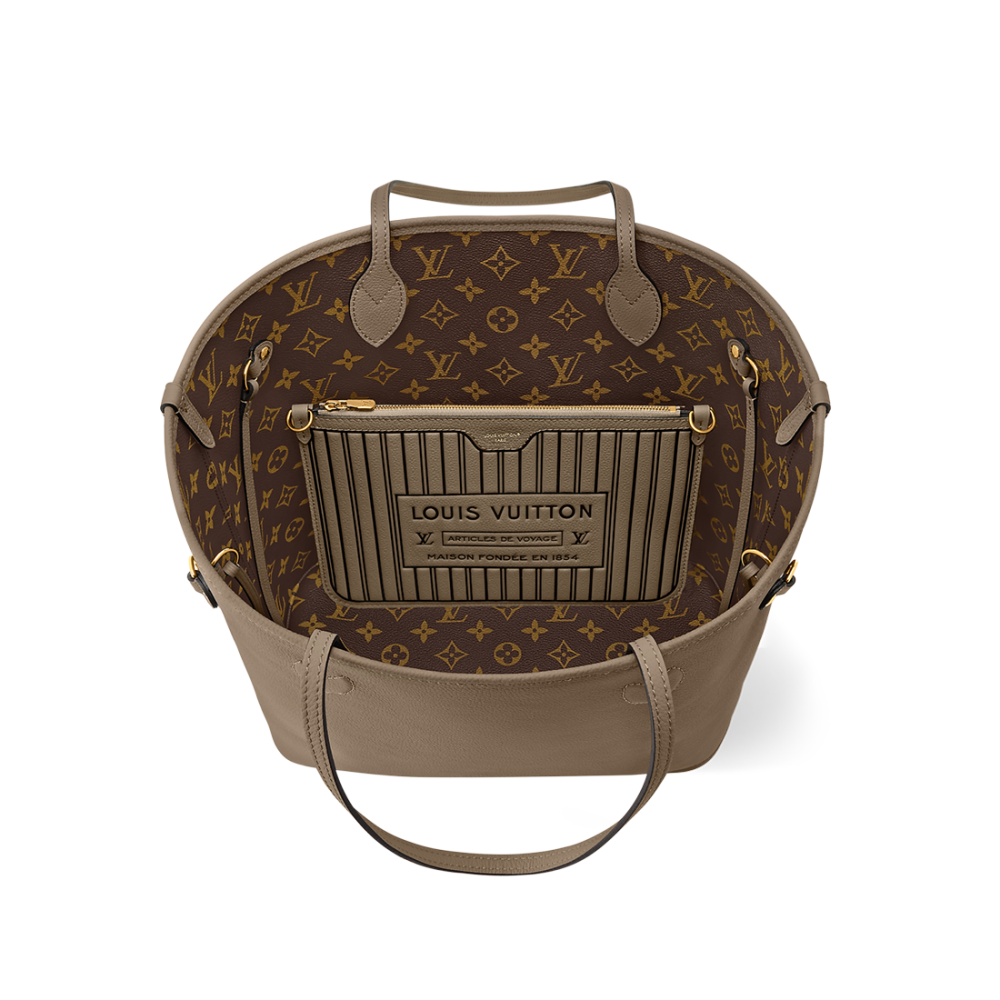 Louis Vuitton Monogram Pochette Metis East West Beige & Brown Bag-thumb-1