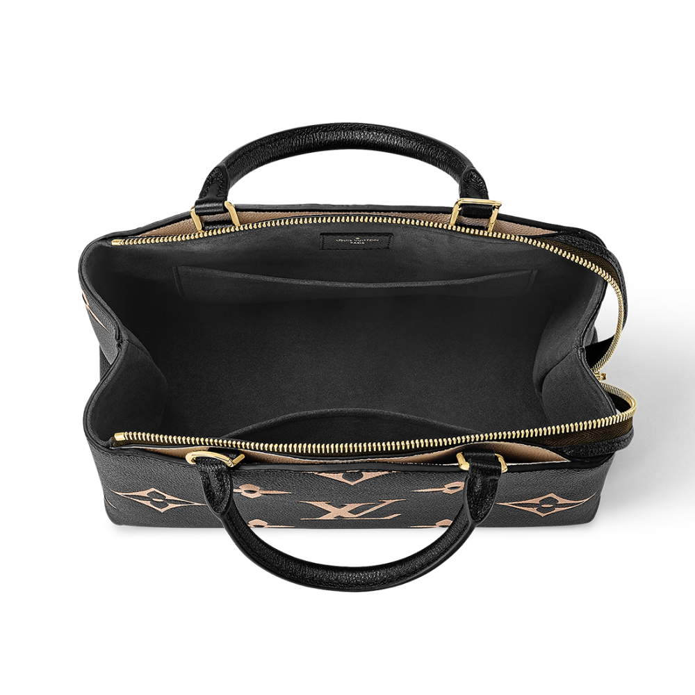 Louis Vuitton Montaigne Black Leather Bag-3