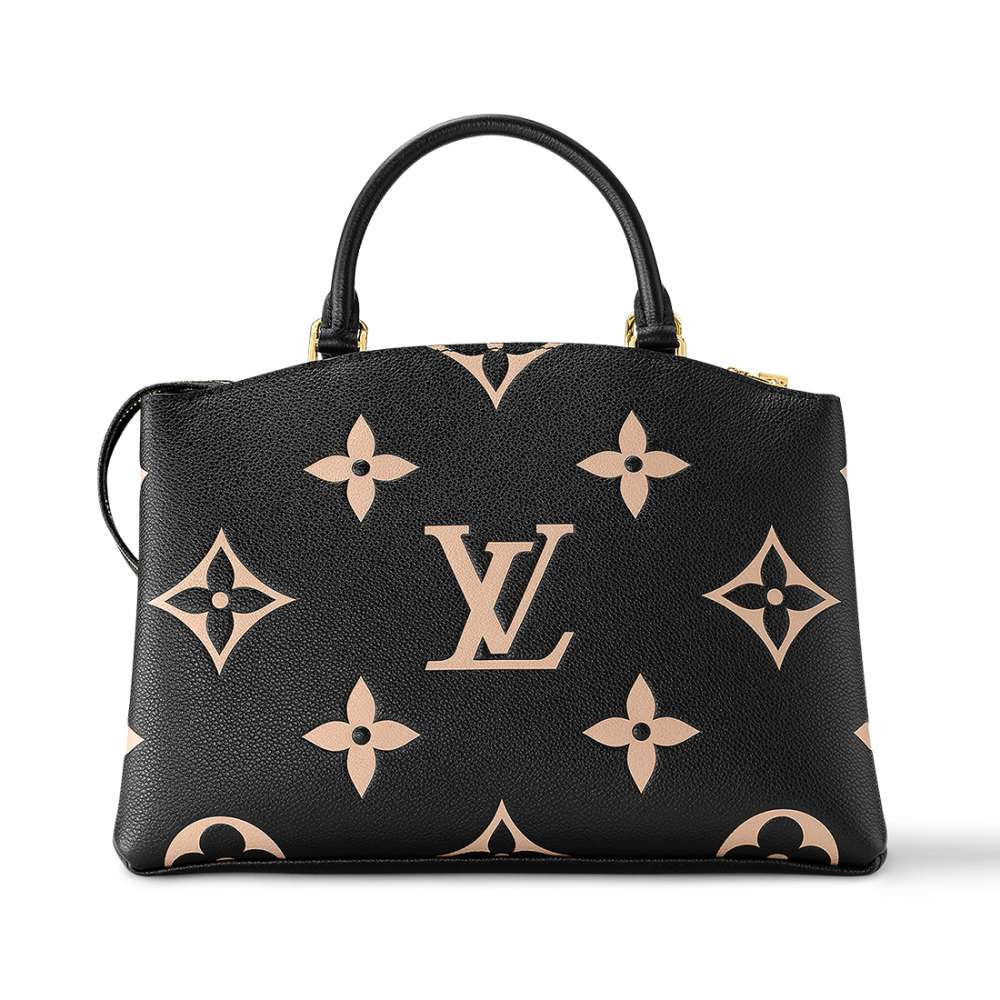 Louis Vuitton Montaigne Black Leather Bag-2