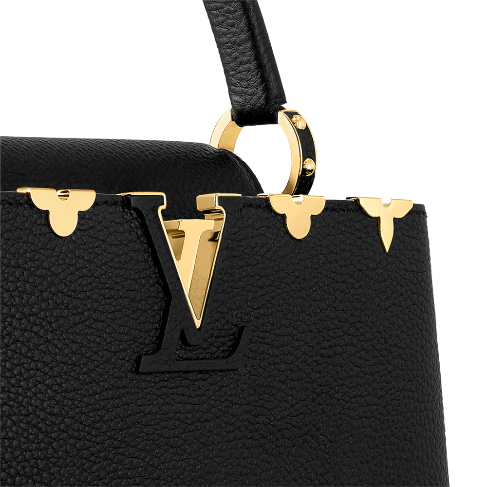 Louis Vuitton Capucines Black Handbag-5
