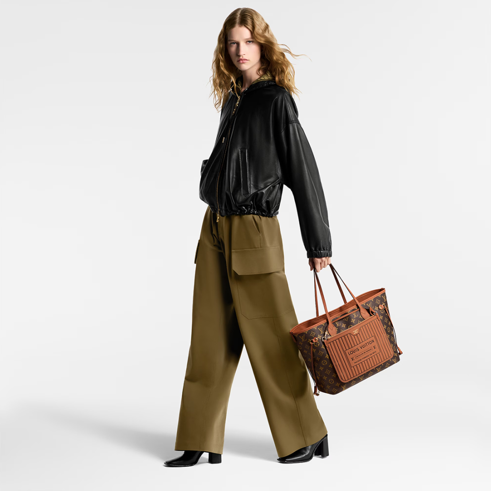 Louis Vuitton Monogram Pochette Metis East West Reversible Brown Tote Bag-3