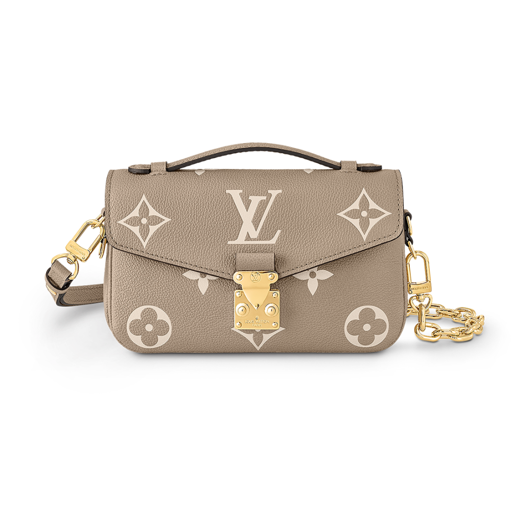 Louis Vuitton East West Metis Pochette Beige Sling Bag-thumb-0