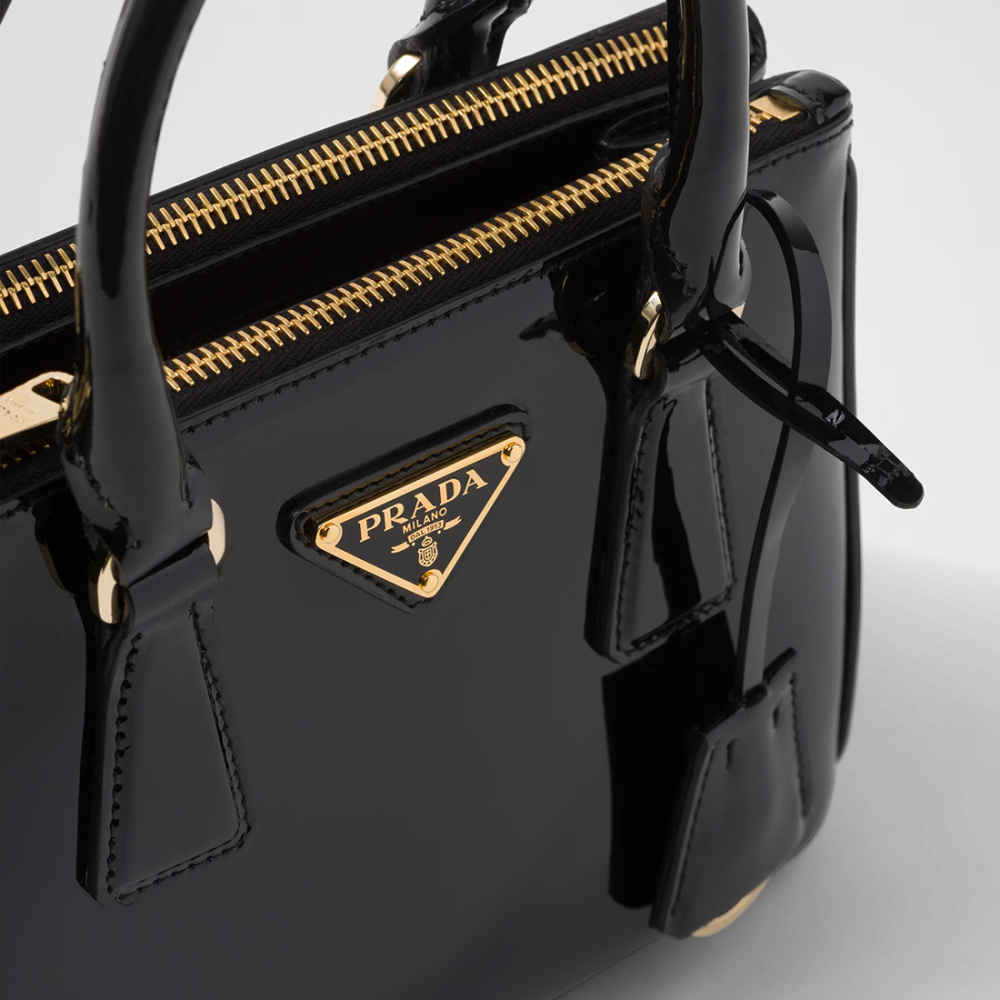 Prada Galleria Saffiano Black Handbag-thumb-3