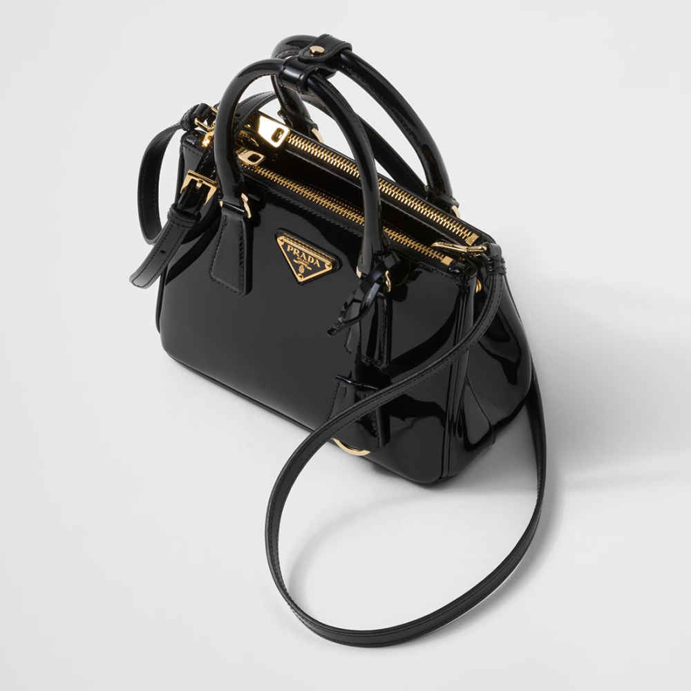 Prada Galleria Saffiano Black Handbag-thumb-2