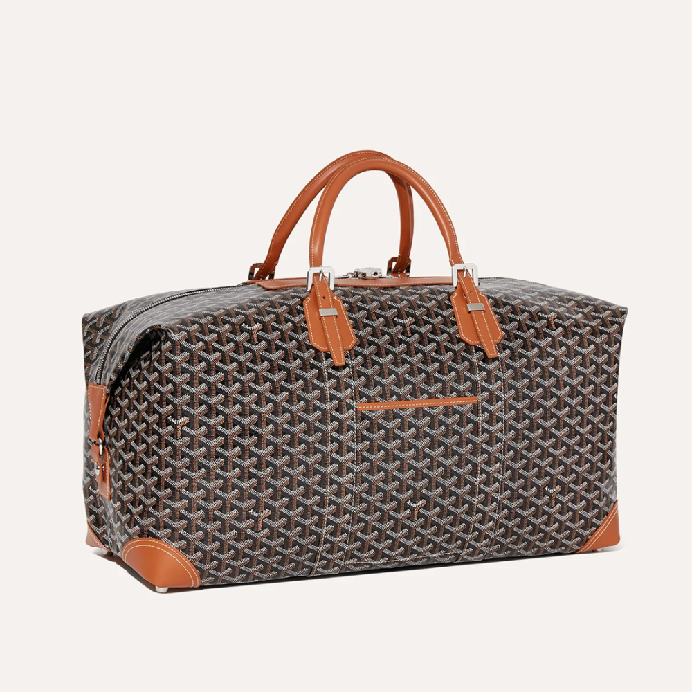 Goyard Bowling 55 Brown Duffle Bag-thumb-1