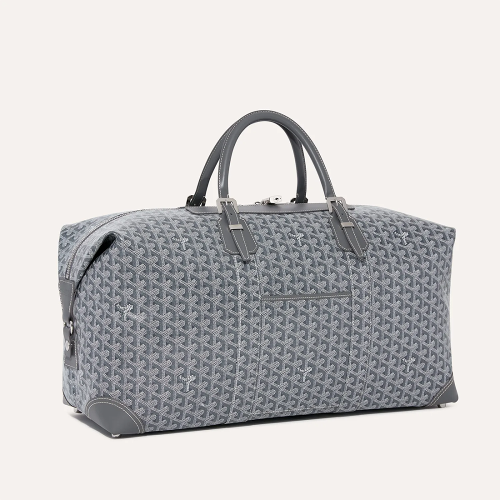 Goyard Bowling 55 Grey Duffle Bag-thumb-1