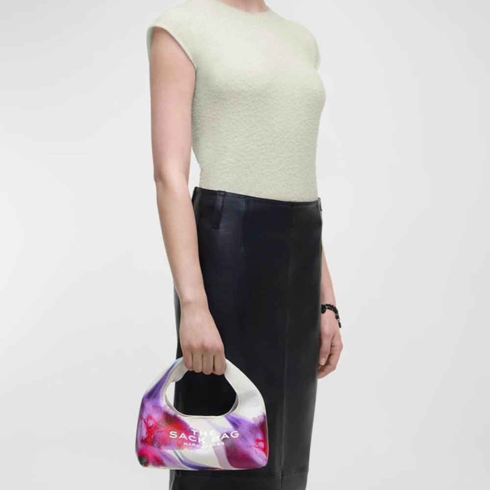 Marc Jacobs The Future Floral Leather Mini Sack Handbag-5