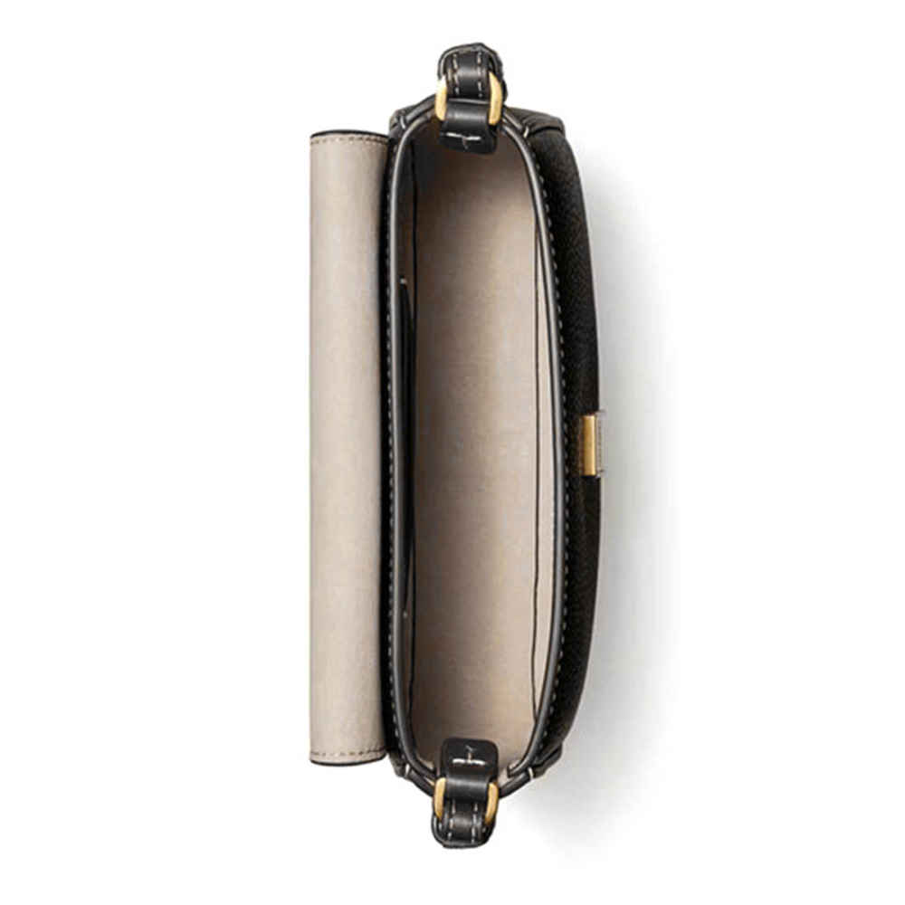 Tory Burch Small Felix Two Way Hanging Black Handbag-2