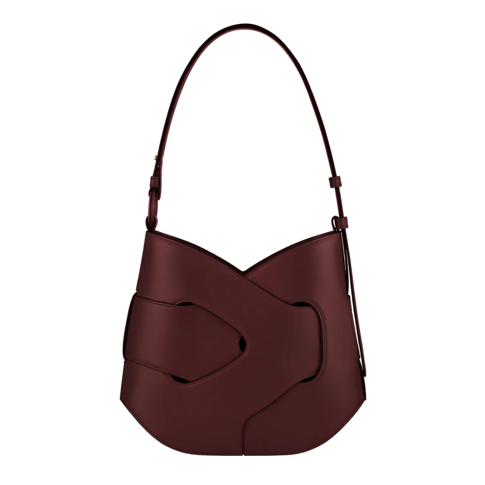 Polene Nodde Wine Hobo Bag-thumb-0