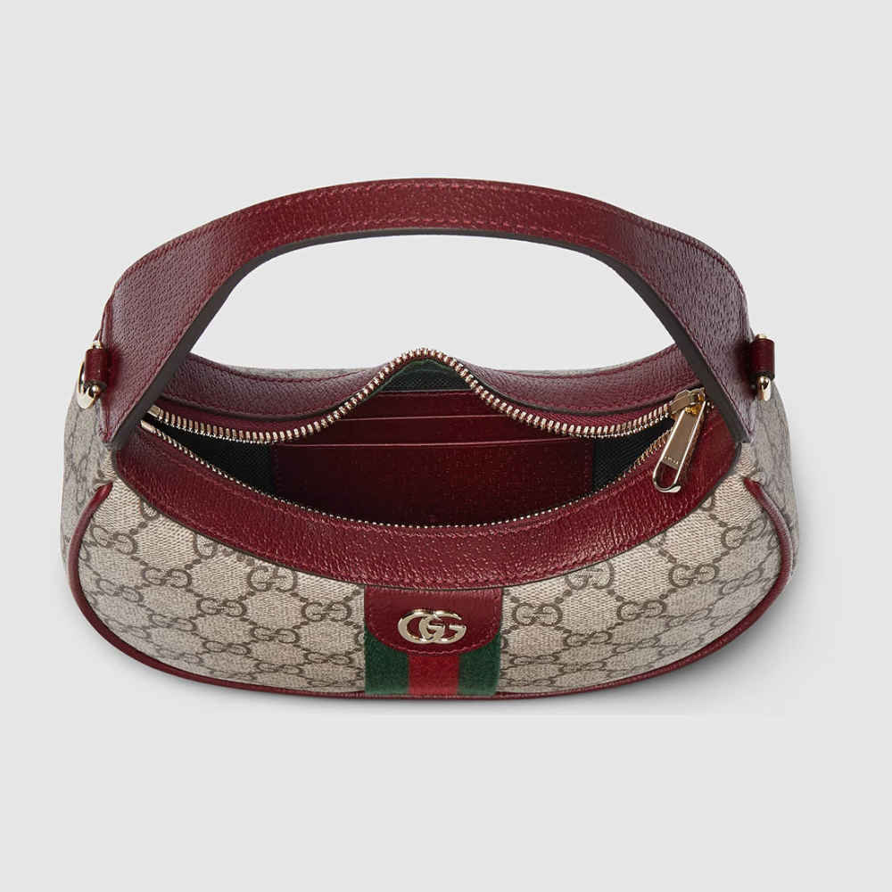 Gucci GG Ophidia Small Wine HandBag-4