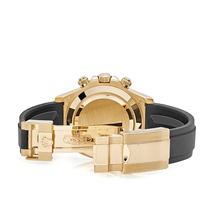 Rolex Luxury Gold Plated Unisex Analog Chronography Watch-3