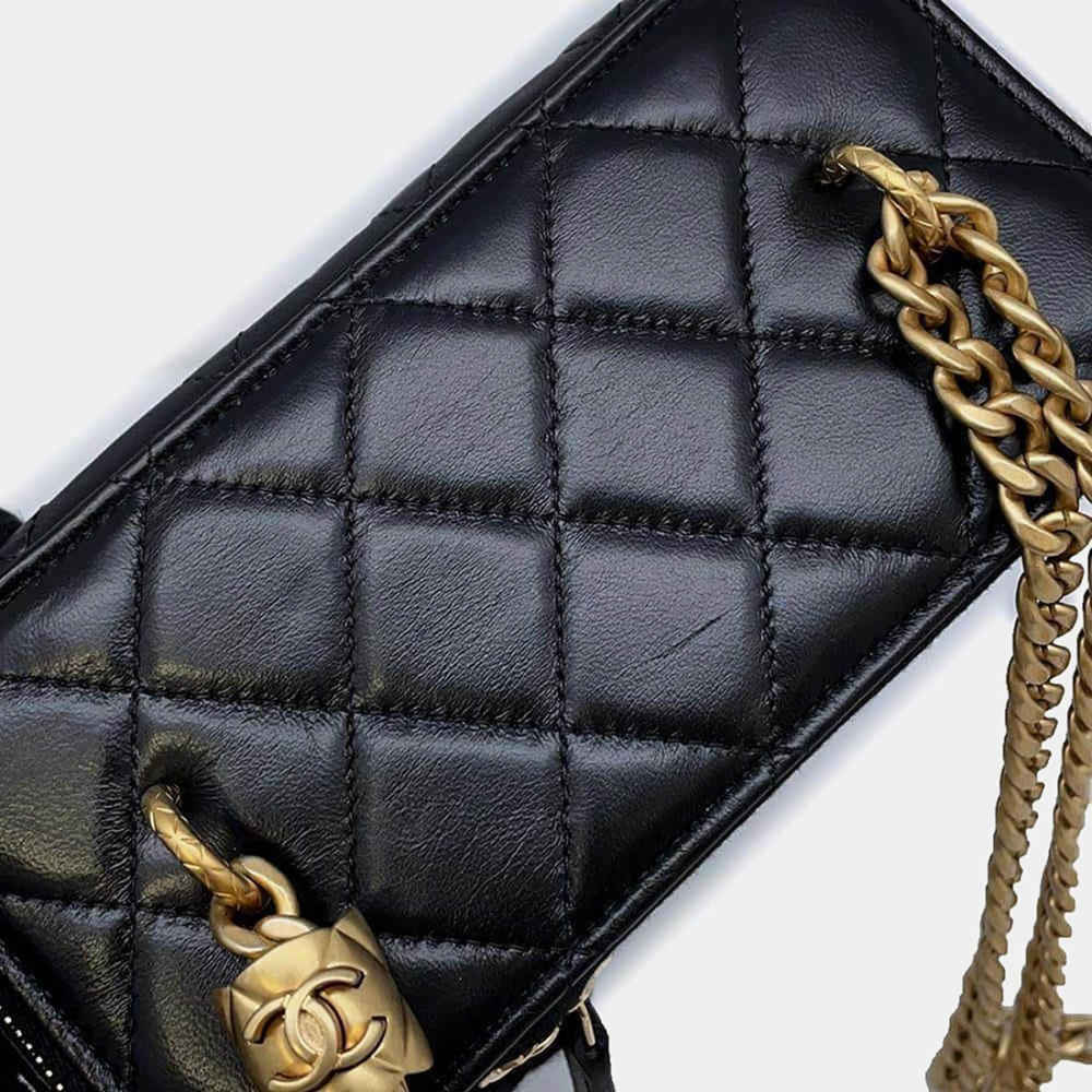 Chanel Vanity Black Sling Bag-3