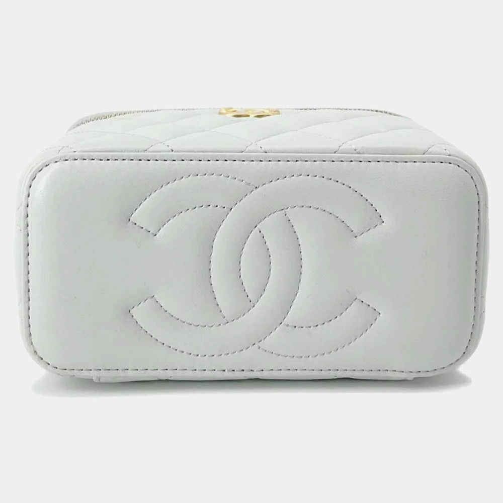 Chanel Vanity White Sling Bag-2
