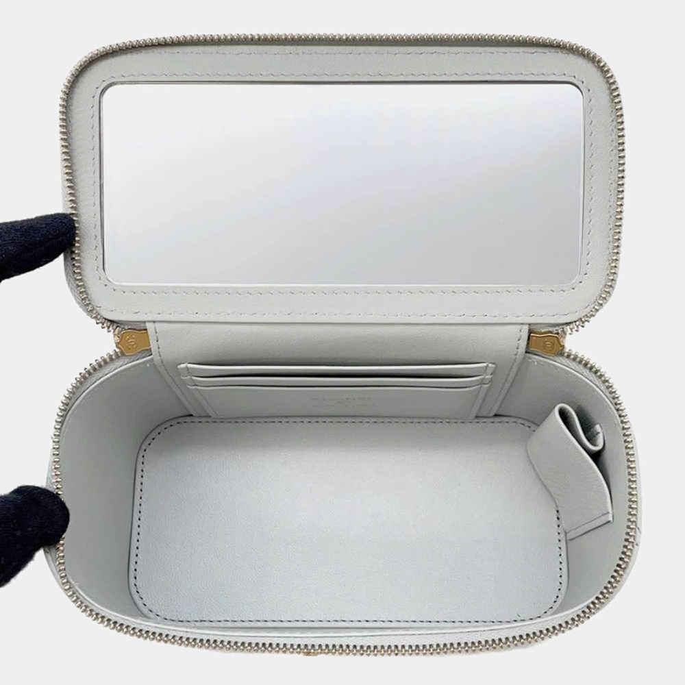 Chanel Vanity White Sling Bag-3