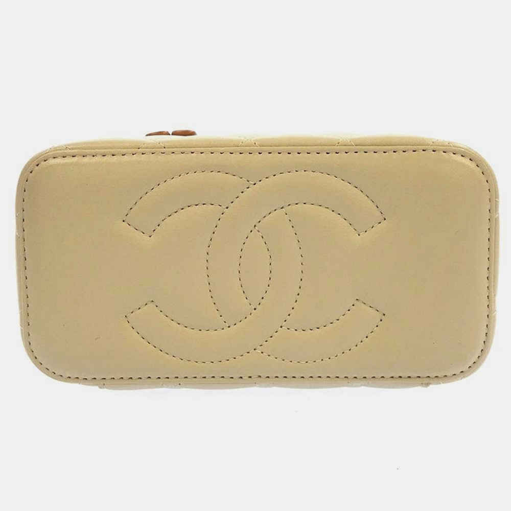 Chanel Vanity Beige Sling Bag-3
