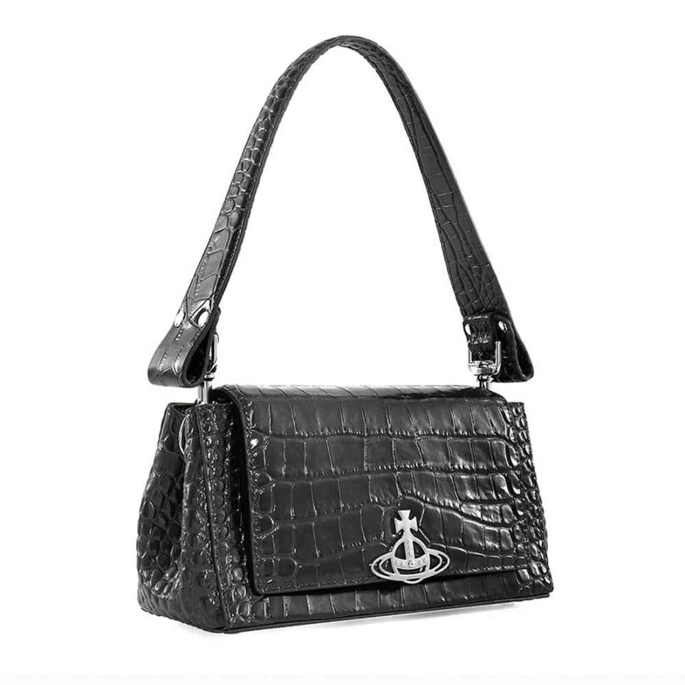 Vivienne Westwood Hazel Black Shoulder Bag-1