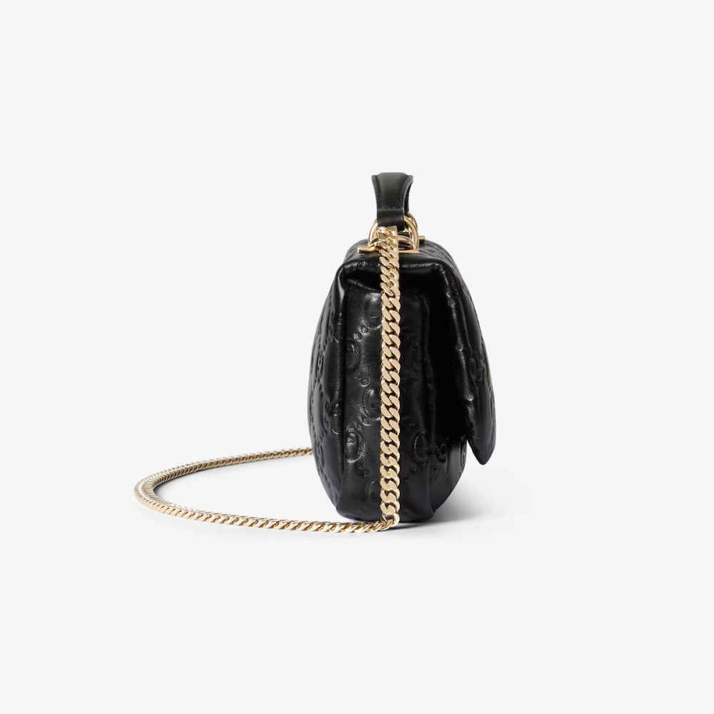 Gucci GG Milano Top Handle Black Shoulder Bag-2