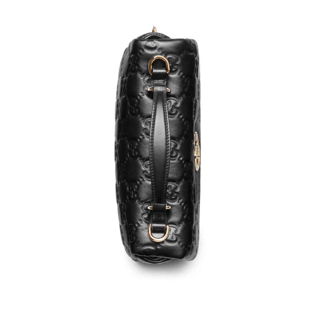 Gucci GG Milano Top Handle Black Shoulder Bag-3