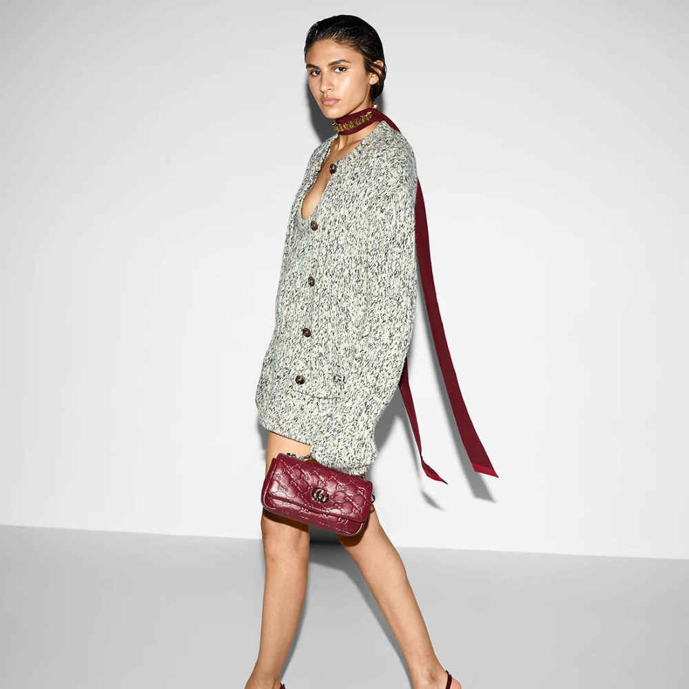 Gucci GG Milano Top Handle Red Shoulder Bag-thumb-7