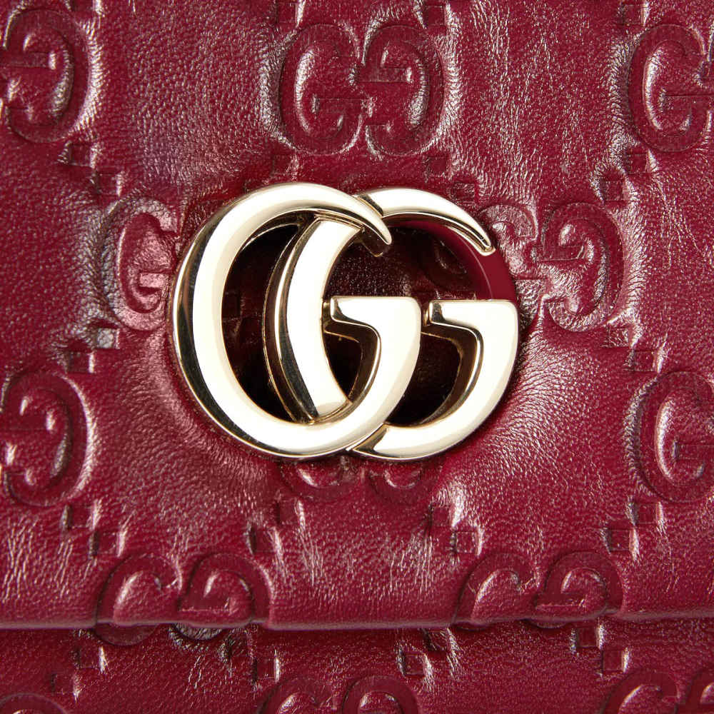 Gucci GG Milano Top Handle Red Shoulder Bag-thumb-5