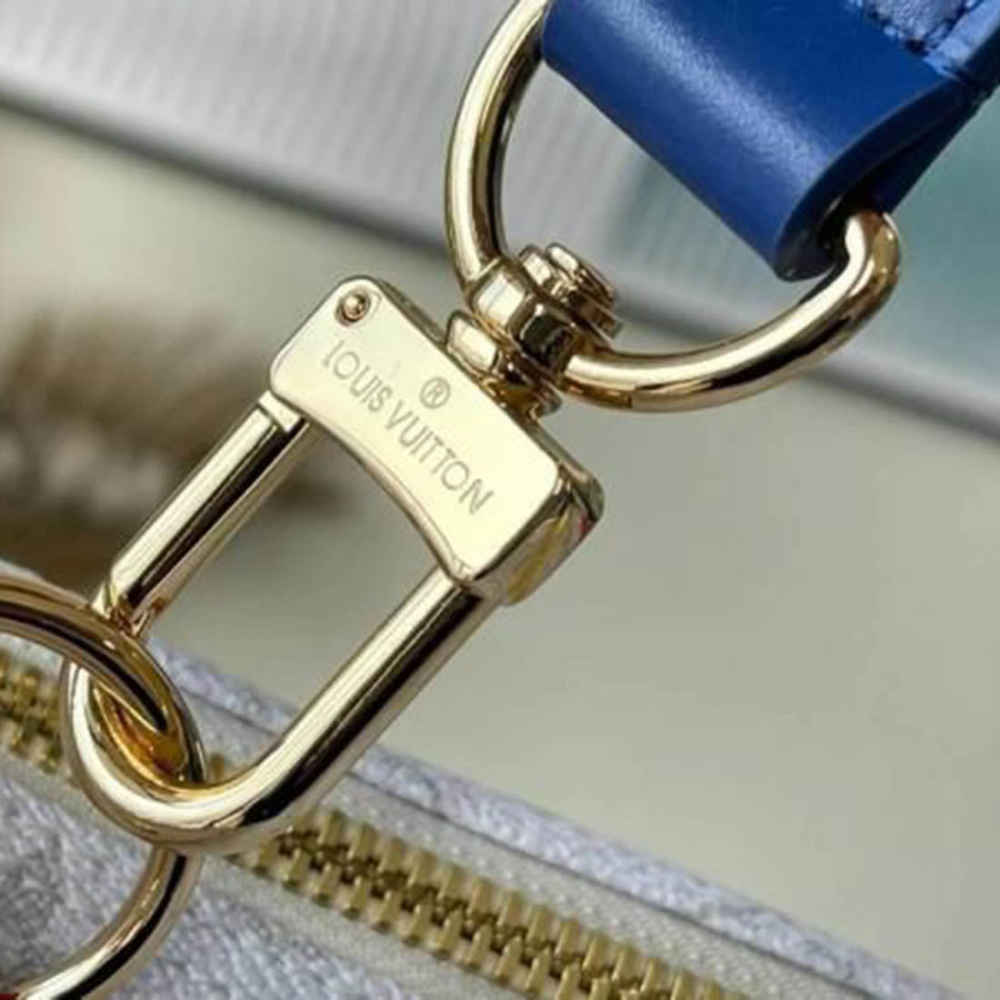 Louis Vuitton x NBA White Basketball Keepall 55 Antartica Bag-1