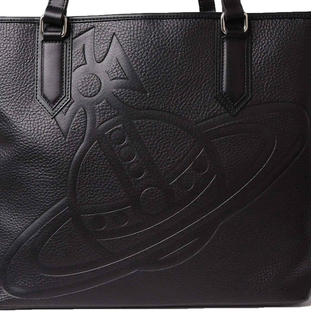 Vivienne Westwood Hamilton Black Tote Bag-5