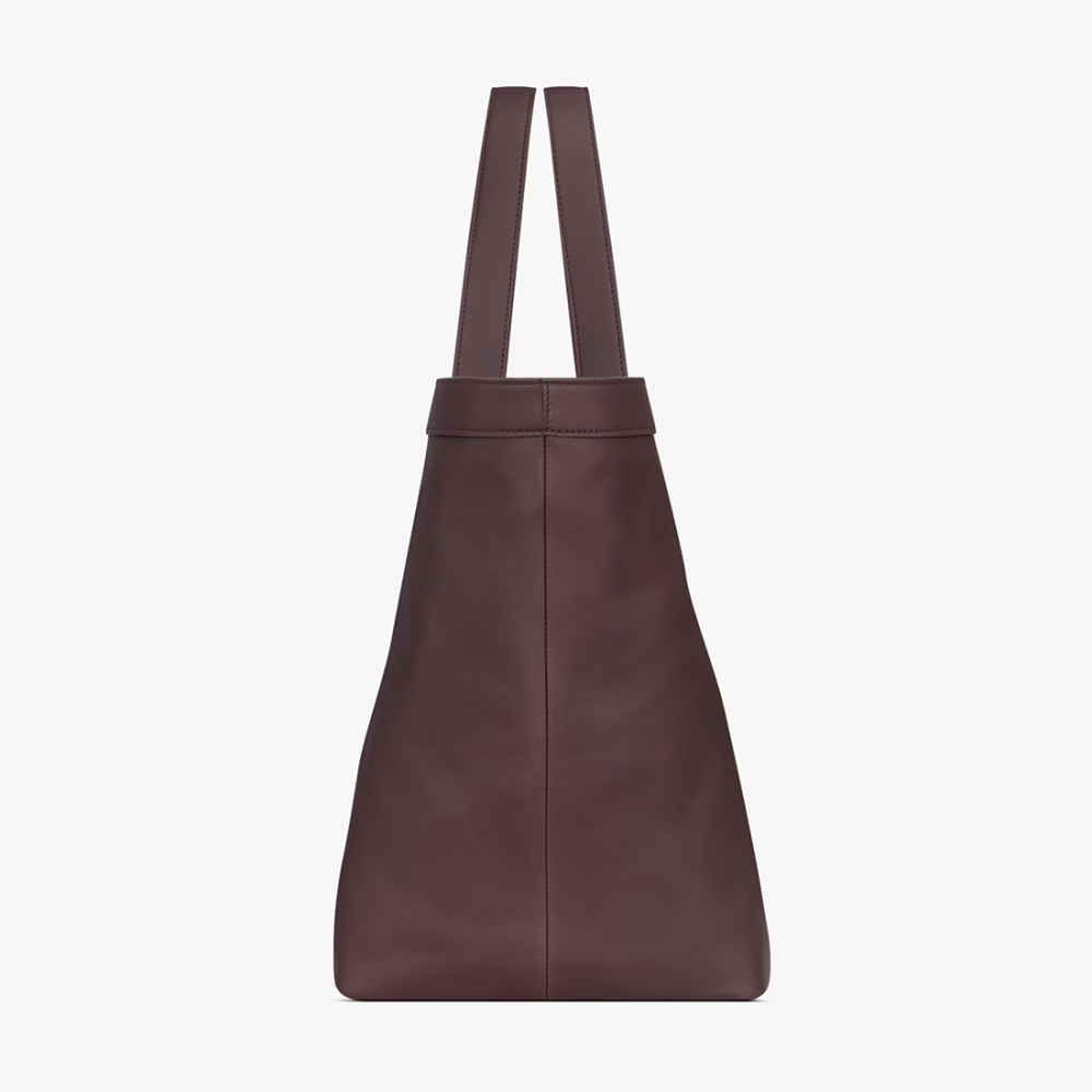 YSL Y Large Wine Tote Bag-thumb-2