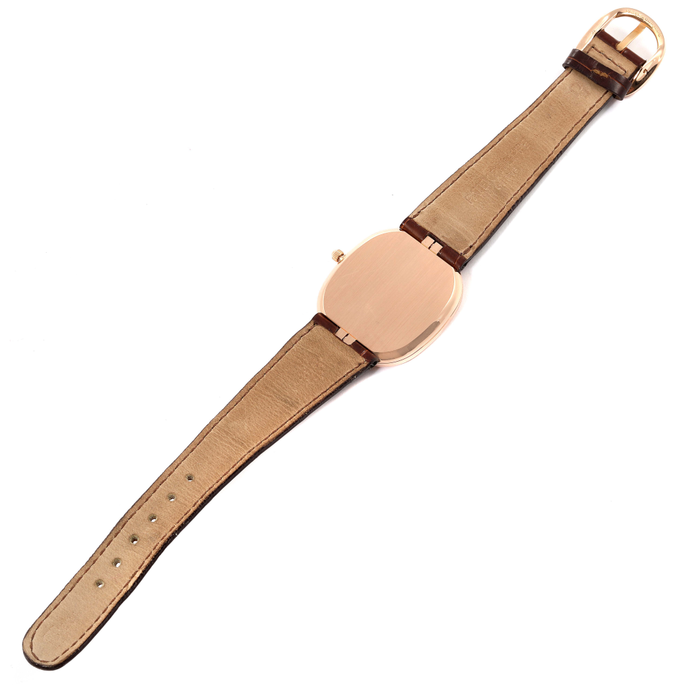 Patek Philippe Golden Ellipse With Brown Gold Dial 3738/100r-5