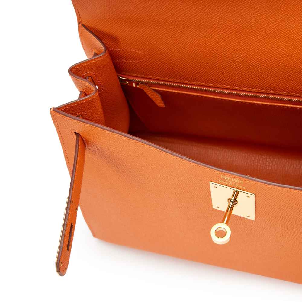 Hermes Orange Premium Quality Bag-5