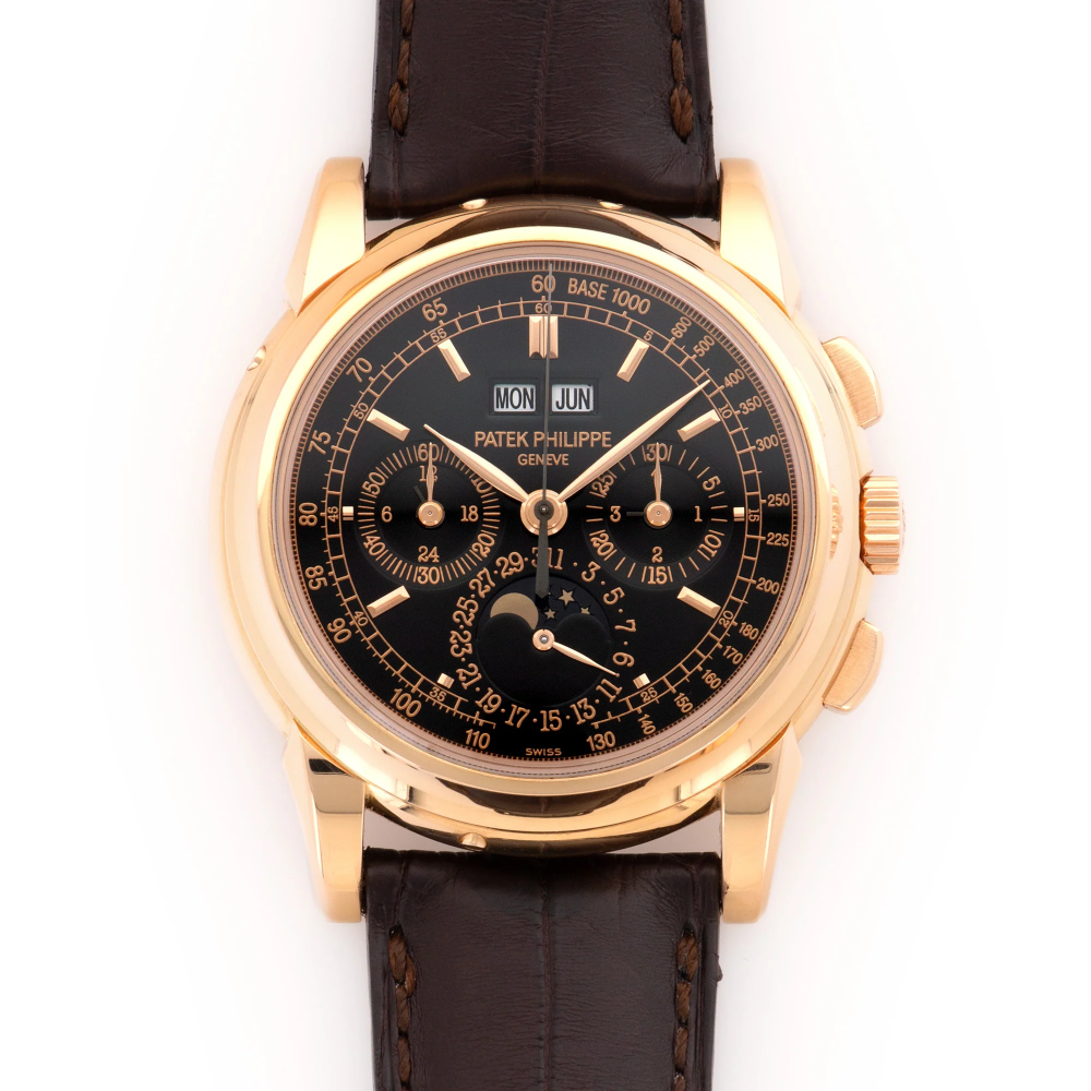 Patek Philippe Rose Gold Perpetual Calendar Chronograph Watch 5970-thumb-5
