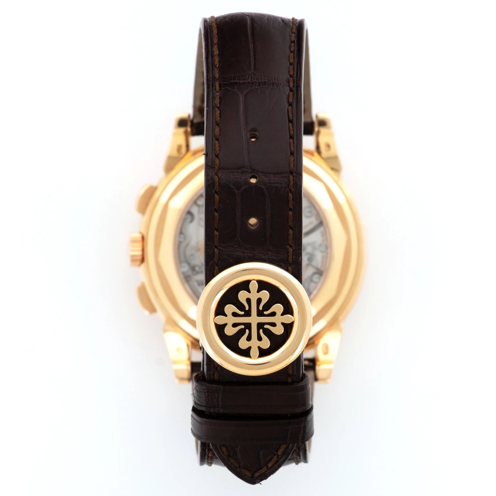 Patek Philippe Rose Gold Perpetual Calendar Chronograph Watch 5970-thumb-3