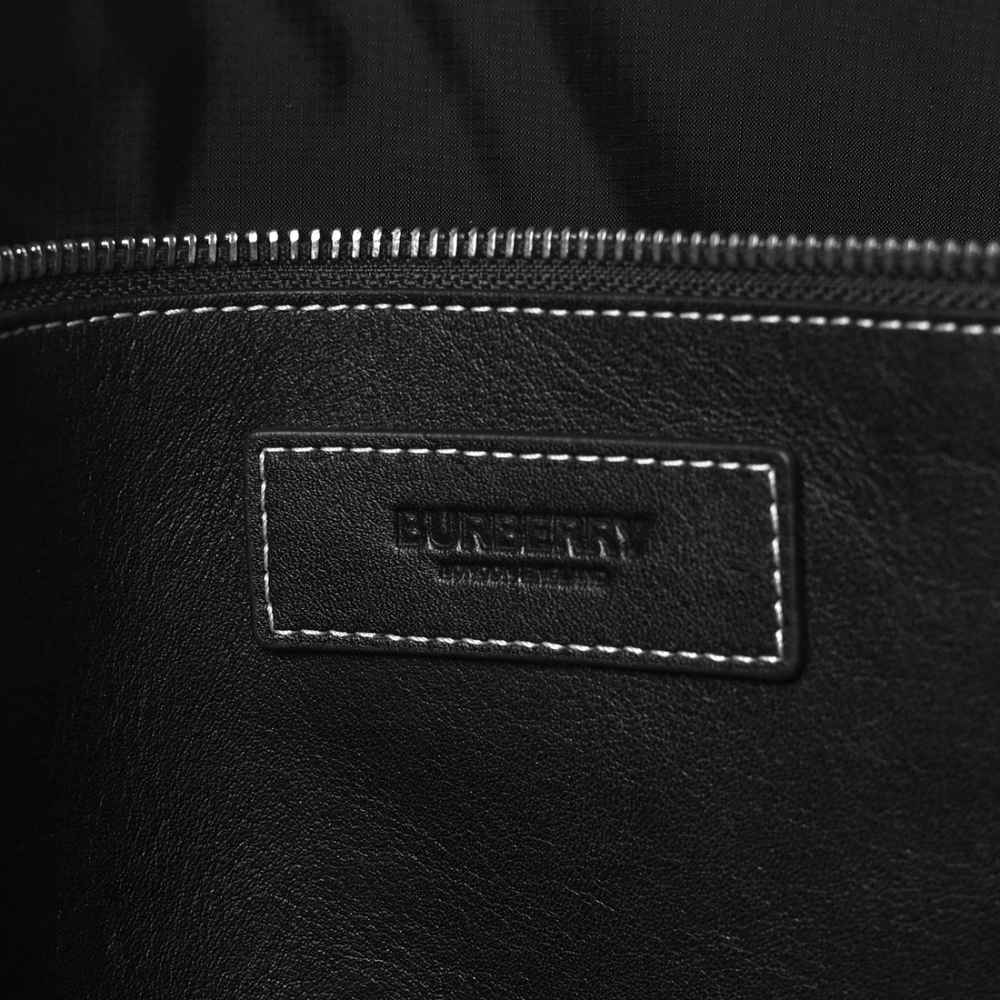 Burberry Denny Checked Brown Tote Bag-thumb-4