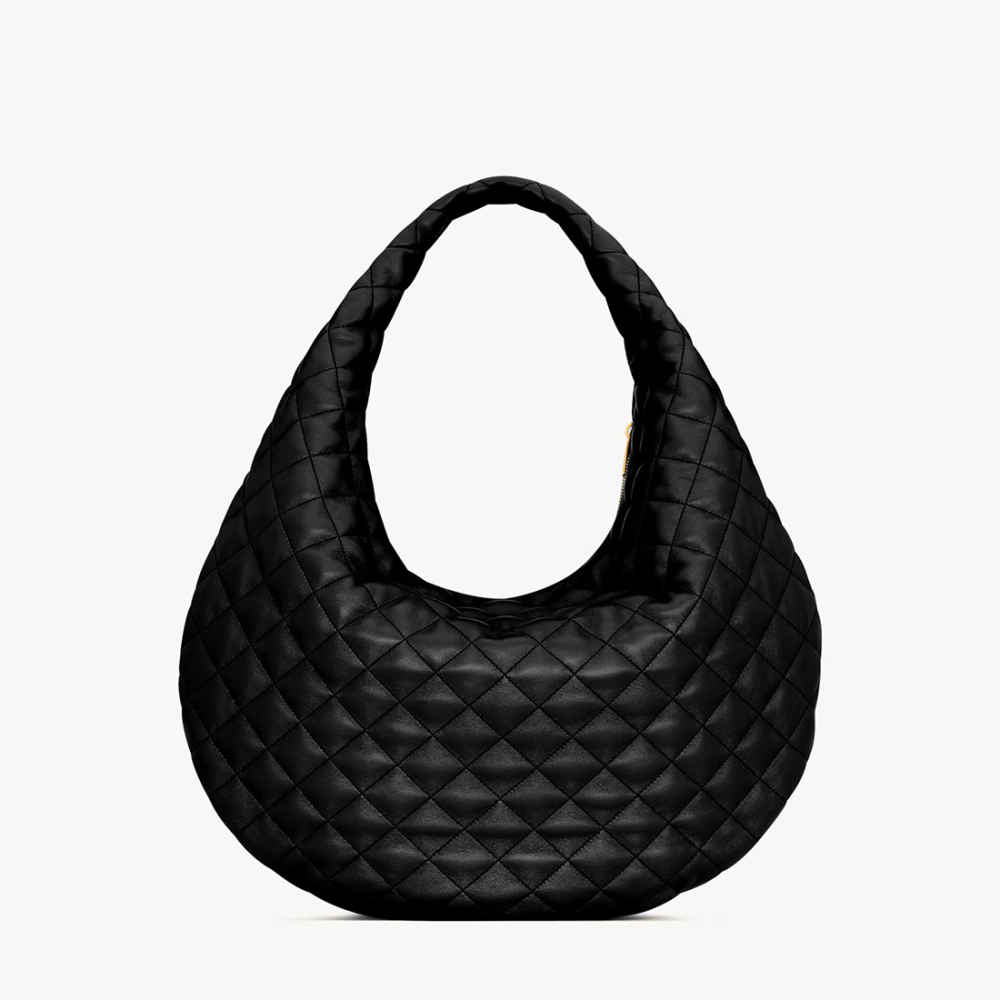 YSL Icare Maxi Black Hobo Bag-thumb-1