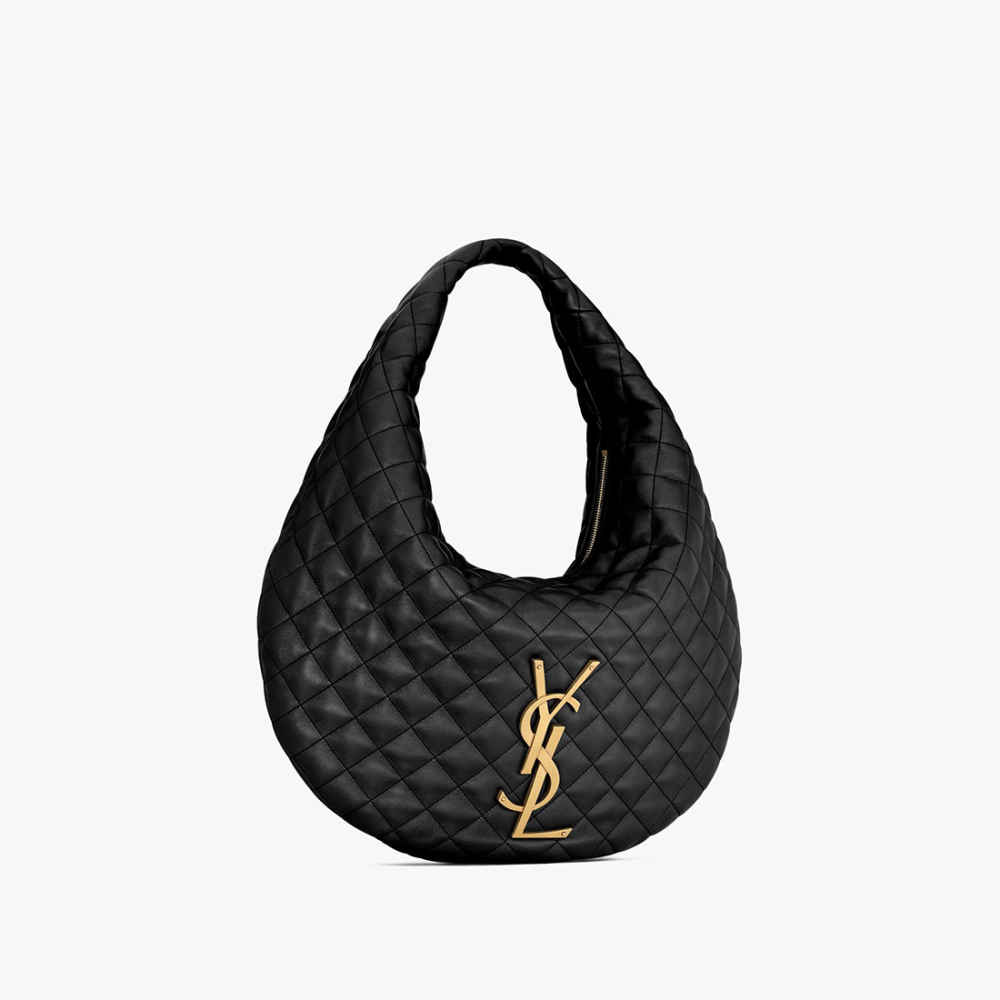 YSL Icare Maxi Black Hobo Bag-thumb-2