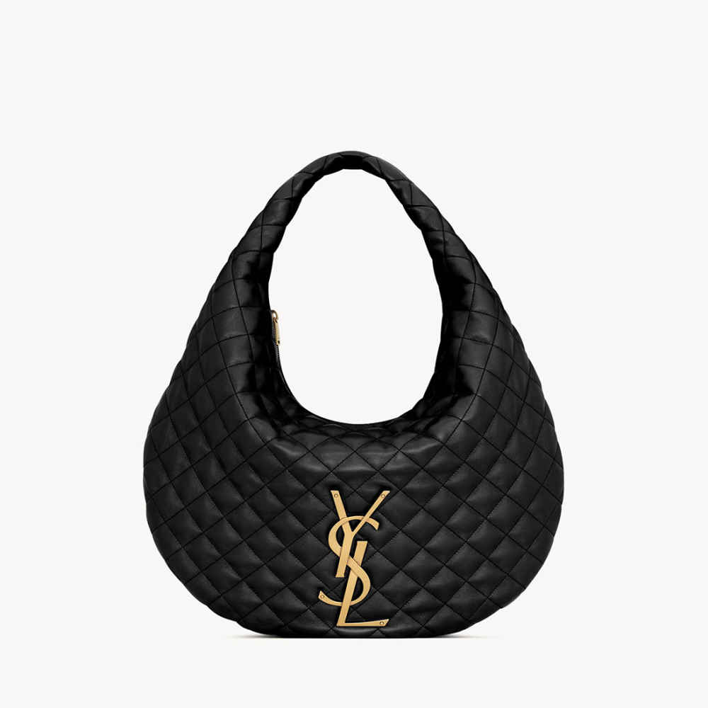 YSL Icare Maxi Black Hobo Bag-thumb-0