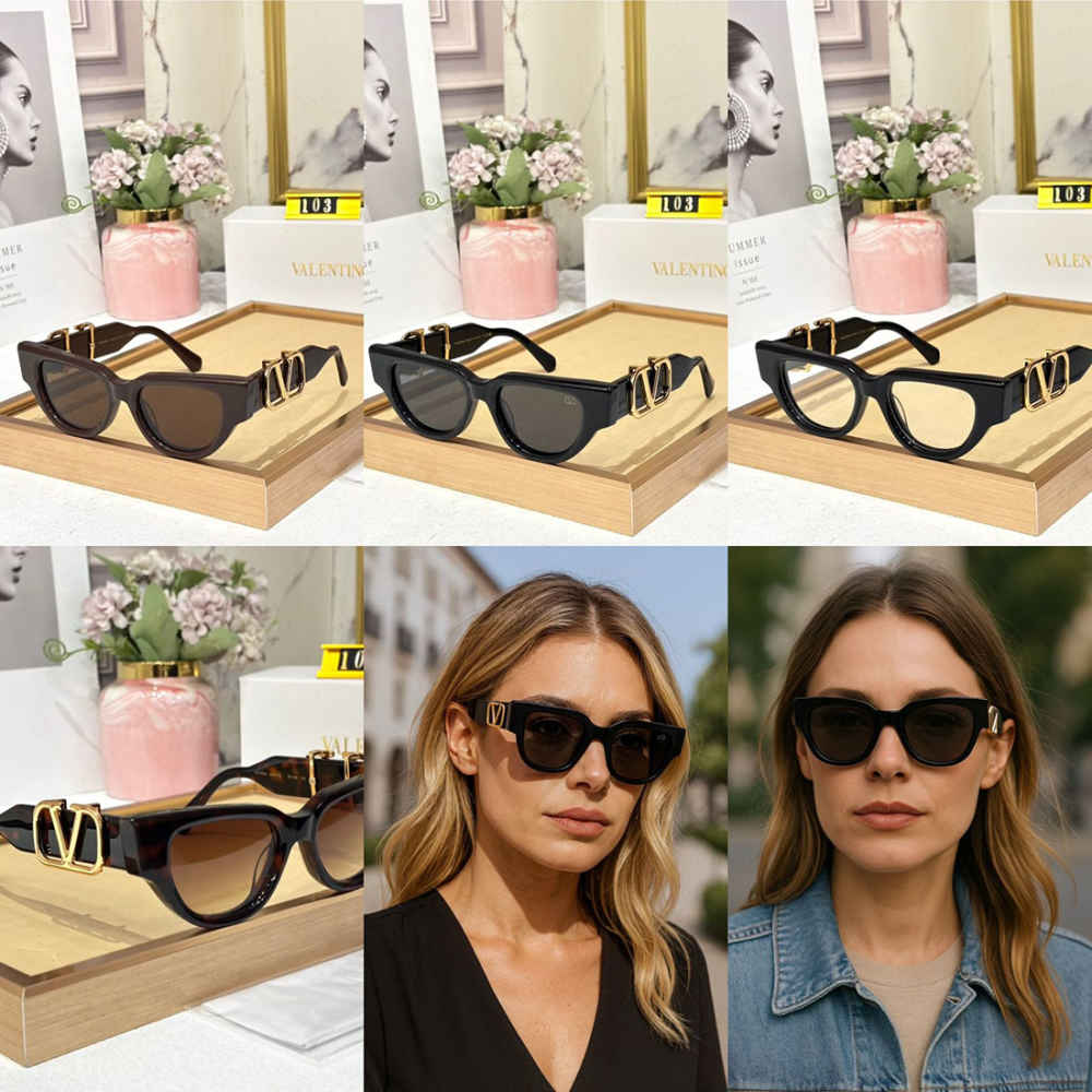 Valentino Black & White Luxury Sunglasses-3